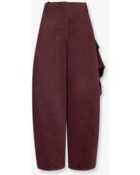 Alaïa - Cotton Cargo Trousers - Lyst