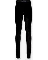 Tom Ford - Velvet Leggings - Lyst