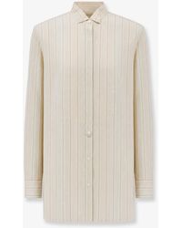 Dries Van Noten - Viscose Blend Shirt With Striped Pattern - Lyst