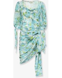 Chloé - Silk Dress With Floral Print - Lyst