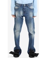 N°21 - Elongated Straight-leg Jeans - Lyst