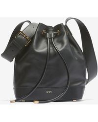 N°21 - Leather Bucket Bag - Lyst