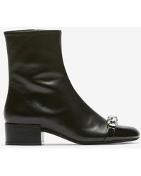 N°21 - Crystal-embellished Ankle Boots - Lyst