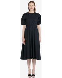 N°21 - Puff-sleeve Cotton Dress - Lyst