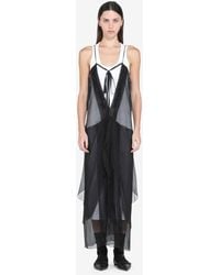 N°21 - Ruffled Silk Dress - Lyst