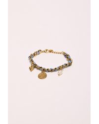 NUNA LIE - Bracciale A Catenella Con Charms Taglia - Lyst