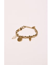 NUNA LIE - Bracciale A Catenella Con Charms Taglia - Lyst
