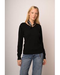 NUNA LIE - Maglia Scollo V Basic Taglia - Lyst