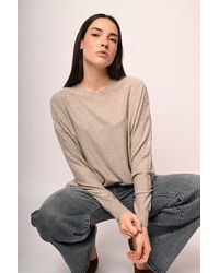 NUNA LIE - Pull Basic Con Mini Paillettes All-Over Taglia - Lyst