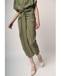 NUNA LIE - Gonna Midi Con Nodo - Lyst