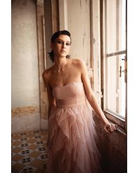 NUNA LIE - Abito Lungo A Bustier - Lyst