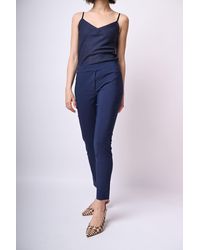 NUNA LIE - Pantaloni Skinny Misto Viscosa - Lyst