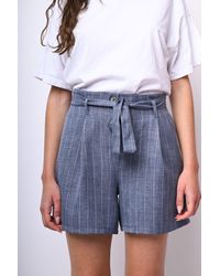 NUNA LIE - Shorts A Stampa Gessata - Lyst