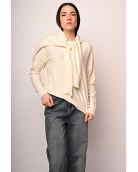 NUNA LIE - Pull Basic Con Mini Paillettes All-Over Taglia - Lyst