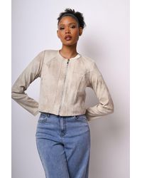 NUNA LIE - Giacca Crop - Lyst