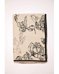 NUNA LIE - Sciarpa Con Motivo Grafico Floreale Taglia - Lyst