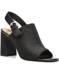 NYDJ - Lyssa Block Heel Sandals In Indigo - Lyst