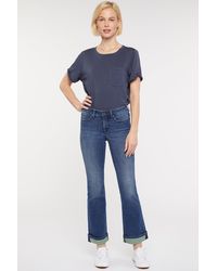 NYDJ Barbara Bootcut Ankle Jeans In Bluewell