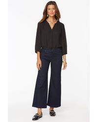 NYDJ - Teresa Wide Leg Ankle Jeans In Rinse - Lyst