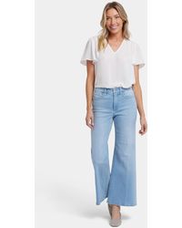 NYDJ - Mia Palazzo Ankle Jeans In Canary Beach - Lyst