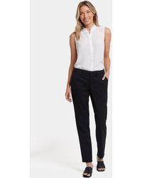 NYDJ - Sheri Slim Trouser Pants In Black - Lyst