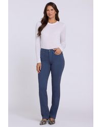 NYDJ - Marilyn Straight Jeans In Jade Blue - Lyst