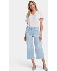 NYDJ - Brigitte Wide Leg Capri Jeans In Clear Waters - Lyst