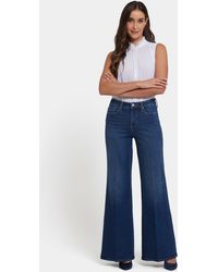 NYDJ - Mia Palazzo Jeans In Vintage Lapis - Lyst
