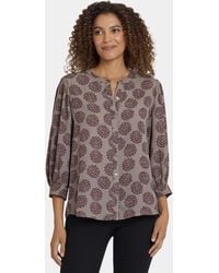 NYDJ - Bonnie Blouse In Valenton - Lyst