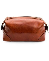 Bosca Shave Kit Dolce Leather - Brown