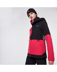 Oakley Black/rubine Camellia Shell Jacket - Meerkleurig