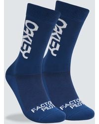 Oakley Factory Pilot Mtb Socks - Blau