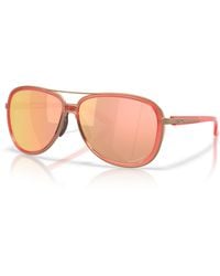 Oakley - Split Time Sunglasses - Color: Matte Translucent Peach - Lyst