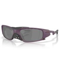 Oakley - Plantaris Sq Obscura Collection Sunglasses - Color: Matte Aubergine - Lyst