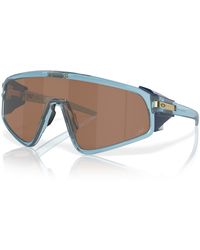 Oakley - Kylian Mbappé Signature Series Latchtm Panel Sunglasses - Color: Transparent Stonewash - Lyst