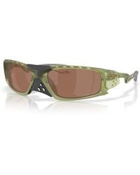 Oakley - Plantaris Sq Sunglasses - Color: Transparent Fern - Lyst