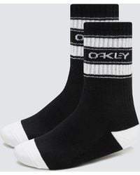 3 Pcs Oakley Short Solid Socks in Schwarz Damen Bekleidung Strumpfware Socken 