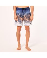 Oakley - Cosmic Tides 18 Boardshort - Color: Orange/blue - Lyst