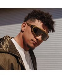 Oakley - Latchtm Panel Patrick Mahomes Ii Collection Sunglasses - Color: Gold - Lyst