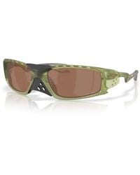 Oakley - Plantaris Sq Sunglasses - Color: Transparent Fern - Lyst