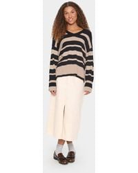 Saint Tropez - Inettesz Stripes Loose Fit Pullover - Lyst