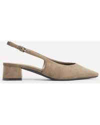 Linzi - Aire Faux Suede Slingback Court Heels - Lyst