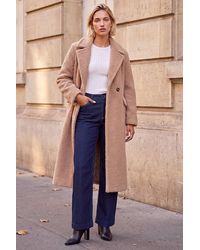 Roman - Borg Single Breasted Coat - Lyst