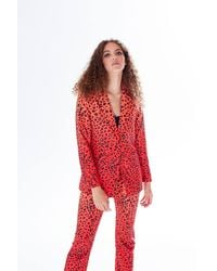 Liquorish - Leopard Print Ombre Suit Blazer - Lyst