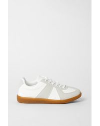 Oasis - Kenny Stripe Detail Lace Up Trainer - Lyst