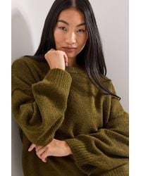 Dorothy Perkins - Petite Relaxed Crew Sweater - Lyst