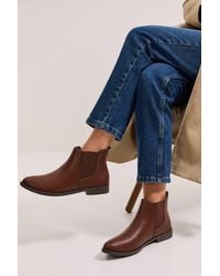 Dorothy Perkins - Wide Fit Megs Flat Chelsea Boots - Lyst