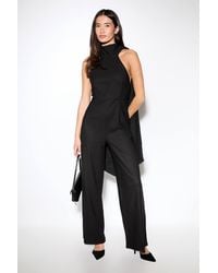 MissPap - Scarf Detail High Neck Jumpsuit - Lyst
