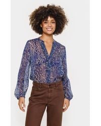 Saint Tropez - Valeriesz W/ Ruffles Chiffon Shirt - Lyst
