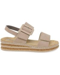 Rieker - 'Page' Wedge Heel Sandals - Lyst